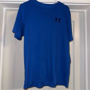 Under Armour Men's Short Sleeve Blue Tee